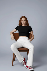 Kadın Modal İspanyol Paça Pantolon