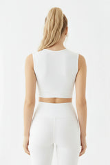 Halter Yaka Toparlayıcı Crop