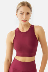 Halter Yaka Toparlayıcı Crop