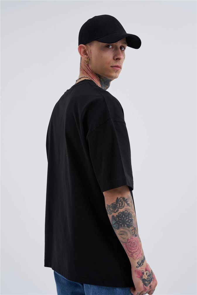 Erkek Oversized Basic Tshirt