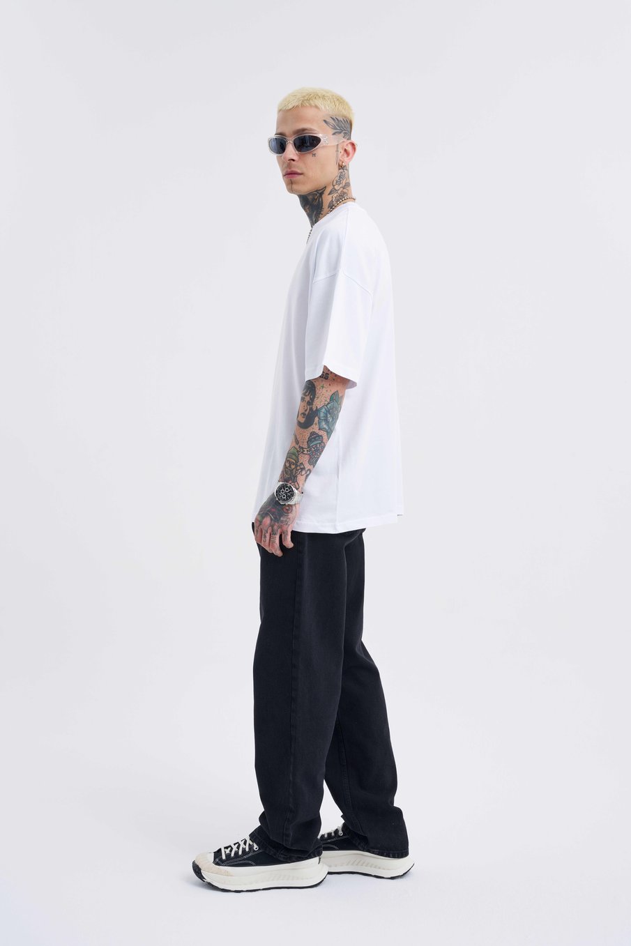 Erkek Oversized Basic Tshirt