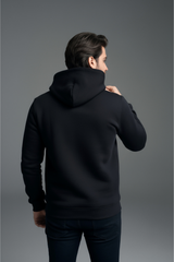 Erkek Yumusaçık Kumaşlı Kapüşonlu Regular Fit İçi Polarlı 3 İplik Kanguru Cepli Pamuklu Sweatshirt