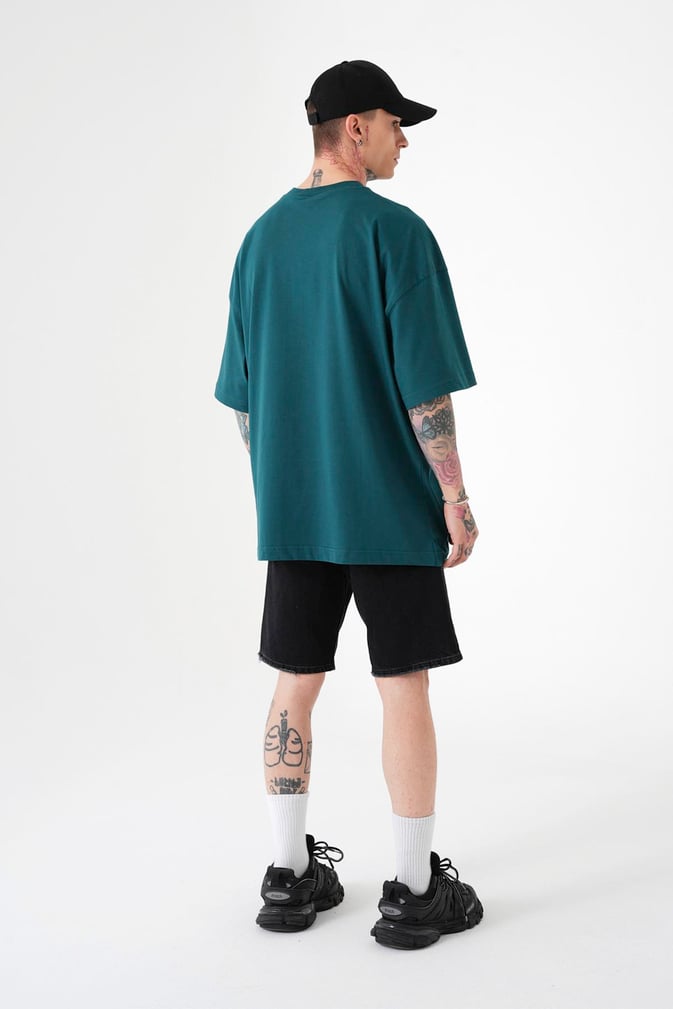 Erkek Oversized Basic Tshirt